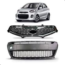 Kit Grade para Kia Picanto 2012 a 2015 Superior e Inferior Kit Grade para Kia Picanto 2012 a 2015 Superior e Inferior