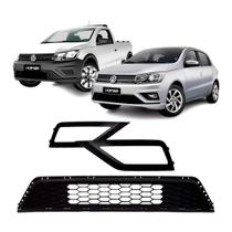 Kit Grade Parachoque Dianteiro Gol G8 Saveiro G7 Com Furo Kit Grade Parachoque Dianteiro Gol G8 Saveiro G7 Com Furo