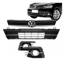 Kit Grade Parachoque Gol Voyage G7 Moldura C/furo E Emblema Kit Grade Parachoque Gol Voyage G7 Moldura C/furo E Emblema