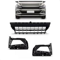 Kit Grade Polo 2018 A 2022 Central E Laterais C/ Furo Milha