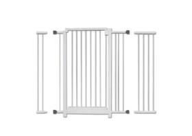 Kit grade portão para porta mais 2 extensores de 70cm 80cm 90cm até 1 metro - CRISTAL