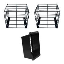 Kit Grade Protetor de Interfone + 2 Grades Câmera Quadrada