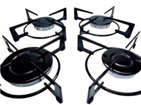 Kit Grade Trempe+difusor S/aba Espalha Chama Cooktop Fischer