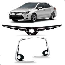Kit grades para corolla 2020 a 2024 com frisos cromados Kit grades para corolla 2020 a 2024 com frisos cromados