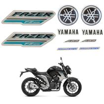 Kit Gráfico Adesivo Completo FZ YS Fazer 250 2018 2019 2020 Preto