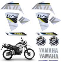 Kit Gráfico Adesivo Completo Xtz Lander 250a 2020 Branco