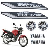 Kit Gráfico Adesivo Completo Ybr Factor 125 2011 Todas Cores