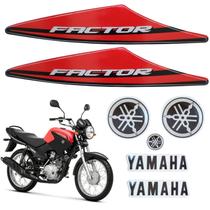 Kit Gráfico Adesivo Completo Ybr Factor 125 K1 2014 Vermelho