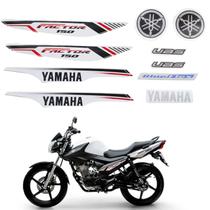 Kit Gráfico Adesivo Completo Ybr Factor 150 Ed 2022 2023 Branco - MOTORYAMA