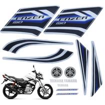 Kit Gráfico Adesivo Completo Ys Fazer 150 2014 2015 Branco Kit Gráfico Adesivo Completo Ys Fazer 150 2014 2015 Branco