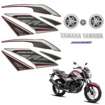 Kit Gráfico Adesivo Completo Ys Fazer 250 Vermelho 2017 Kit Gráfico Adesivo Completo Ys Fazer 250 Vermelho 2017