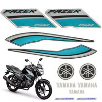 Kit Gráfico Adesivo Completo Ys150 Fazer 150 Sed 2019 Preto