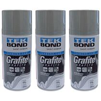 Kit Grafite Spray 200 ml 3 Unidades - TEK BOND
