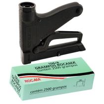 Kit Grampeador Manual 106 / Caixa Grampo 106/8 - ROCAMA Kit Grampeador Manual 106 / Caixa Grampo 106/8 - ROCAMA