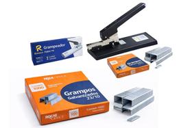 Kit Grampeador Profissional 100 Folhas + 1000 Grampos 23/10