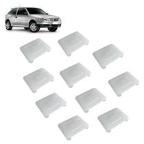 Kit Grampo Desliz Trilho Banco S Ressalto Gol Parati Saveiro