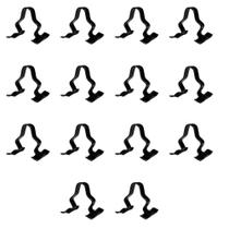 Kit grampo friso largo sem borracha vw /70 14pcs 0037612