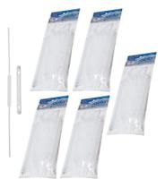 Kit Grampo Plástico Estendido 30cm Plástico Pasta Suspensas 250un Kit Grampo Plástico Estendido 30cm Plástico Pasta Suspensas 250un