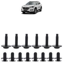Kit Grampo Presilha Defletor Inferior Parachoque Dianteiro Tucson 2018 2019 2020 2021 2022 2023 25 Peças