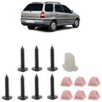 Kit Grampo Presilha Moldura Paralama Dianteiro Strada 1996 1997 1998 1999 2000 2001 14 Peças