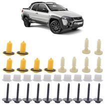 Kit Grampo Presilha Moldura Paralama Dianteiro Strada Adventure Fase IV 2013 2014 2015 2016 2017 2018 2019 2020 32 Peças