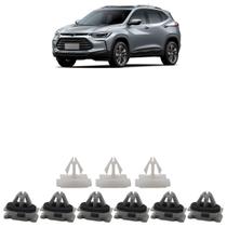 Kit Grampo Presilha Moldura Paralama Dianteiro Traseiro Tracker 2014 2015 2016 2017 2018 2019 2020 9 Peças