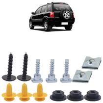 Kit Grampo Presilha Moldura Paralama Traseiro Ecosport 2003 A 2008 13 Peças