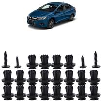 Kit Grampo Presilha Parachoque Dianteiro City 2015 2016 2017 A 2018 24 Peças