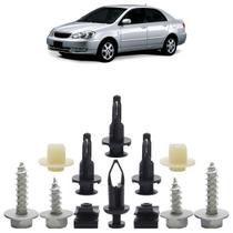 Kit Grampo Presilha Parachoque Dianteiro Corolla 2002 2003 2004 2005 2006 2007 A 2008 12 Peças