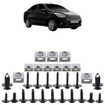 Kit Grampo Presilha Parachoque Dianteiro Ka Sedan 2015 2016 2017 2018 2019 2020 2021 30 Peças
