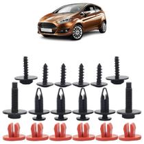 Kit Grampo Presilha Parachoque Dianteiro New Fiesta Hatch 2013 2014 2015 2016 2017 18 Peças Kit Grampo Presilha Parachoque Dianteiro New Fiesta Hatch 2013 2014 2015 2016 2017 18 Peças