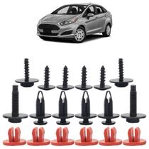 Kit Grampo Presilha Parachoque Dianteiro New Fiesta Sedan 2013 2014 2015 2016 2017 18 Peças