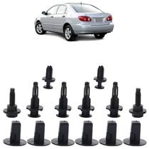 Kit Grampo Presilha Parachoque Traseiro Corolla 2009 2010 2011 14 Peças