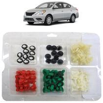 Kit Grampo Presilha Paralama Friso Saia Universal Carro 100 Peças Kit Grampo Presilha Paralama Friso Saia Universal Carro 100 Peças