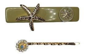 Kit Grampo Strass E Presilha Resina Aplicação Estrela Metal Kit Grampo Strass E Presilha Resina Aplicação Estrela Metal