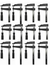 Kit Grampo Tipo F 120x300mm Preto para Fixação em Marcenaria e Carpintaria Kit Grampo Tipo F 120x300mm Preto para Fixação em Marcenaria e Carpintaria