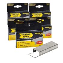 Kit Grampos Para Grampeador Tapeceiro 06mm 5000 Peças Fertak Kit Grampos Para Grampeador Tapeceiro 06mm 5000 Peças Fertak