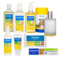 Kit Granado Bebê 8 Peças- Chá De Bebê, Maternidade Completo Kit Granado Bebê 8 Peças- Chá De Bebê, Maternidade Completo