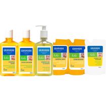 Kit Granado Bebê Shampoo e Condicionador + Sabonete Líquido + Refis