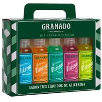 Kit Granado Experimentação 5 Sabonetes Líquidos de Glicerina 120ml cada