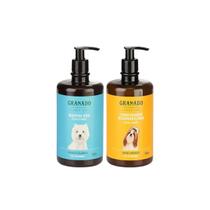 Kit Granado Pet Shampoo Azul + Condicionador Desembaraçador 500ml