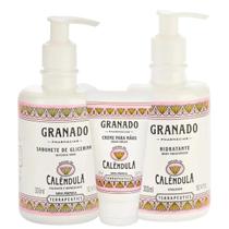Kit Granado SPA Calêndula Hidratante Corpo e Mão e Sabonete