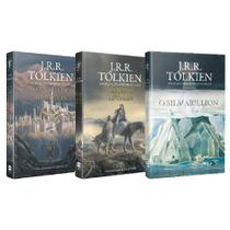 Kit Grandes Contos Tolkien - O Silmarillion + Beren e Lúthien + A Queda de Gondolin - Kit de Livros