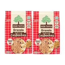 Kit Granola Vegana Tradicional Com Castanhas Brasileiras Mãe Terra - 2 Unidades 800g Kit Granola Vegana Tradicional Com Castanhas Brasileiras Mãe Terra - 2 Unidades 800g