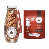 Kit Granolas Crispy Bacon Miss Croc: Garrafa e Refil