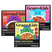 Kit Granolas Granokids Linha Completa - Granosquare