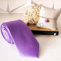 Kit gravata e pulseira para padrinhos de casamento lilás lavanda gravata tecido trabalhado e pulseira madrinha folhada