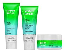 Kit Green Sense Shampoo + Condicionador + Máscara Lowell