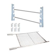 Kit Grelha Inox 70x60 Mais Suporte De Inox Barras Alumínio Kit Grelha Inox 70x60 Mais Suporte De Inox Barras Alumínio