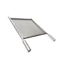 Kit Grelha Tela Expandida Inox 40x50 e Espeto Espada 50cm Kit Grelha Tela Expandida Inox 40x50 e Espeto Espada 50cm